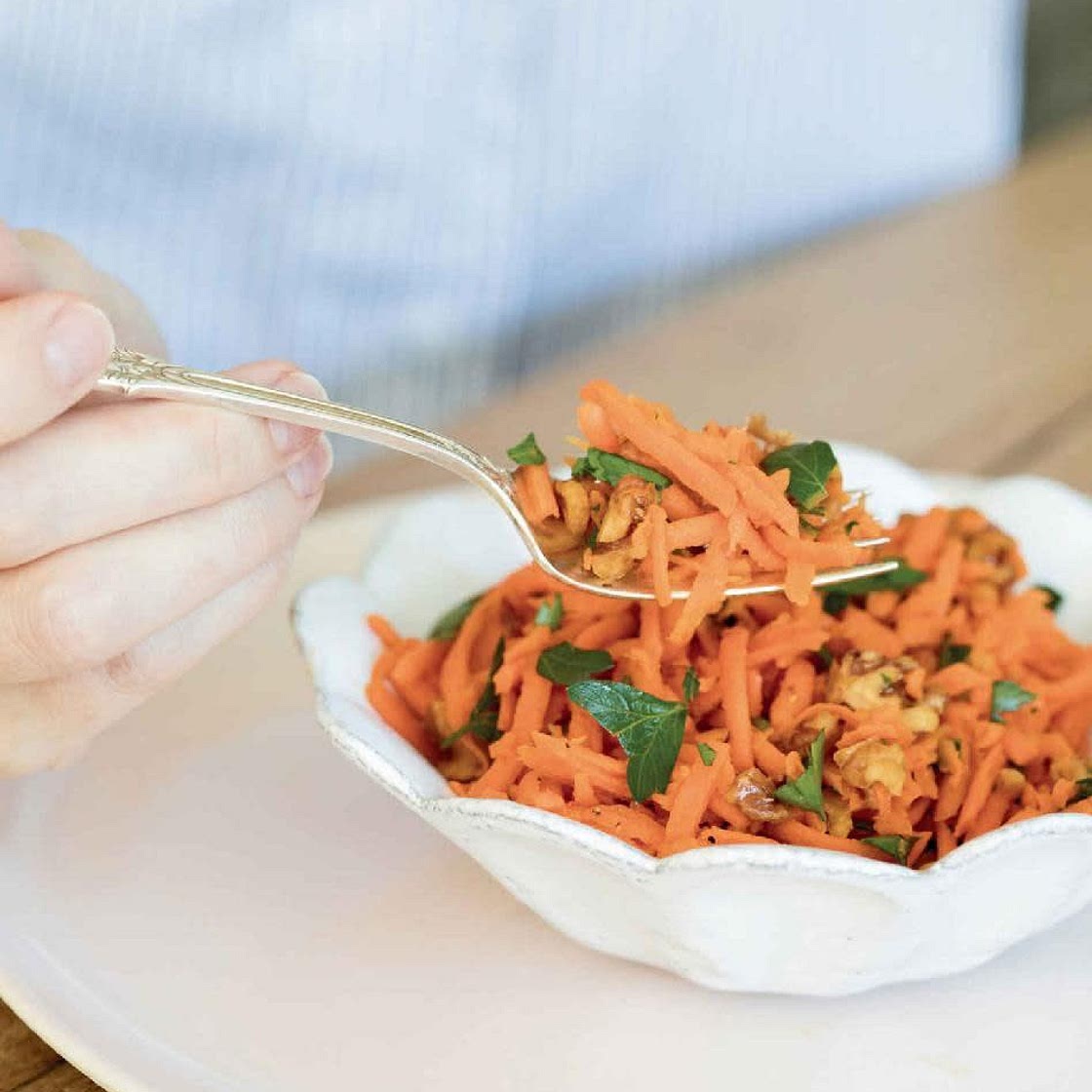 Nutty Citrus Carrot Salad