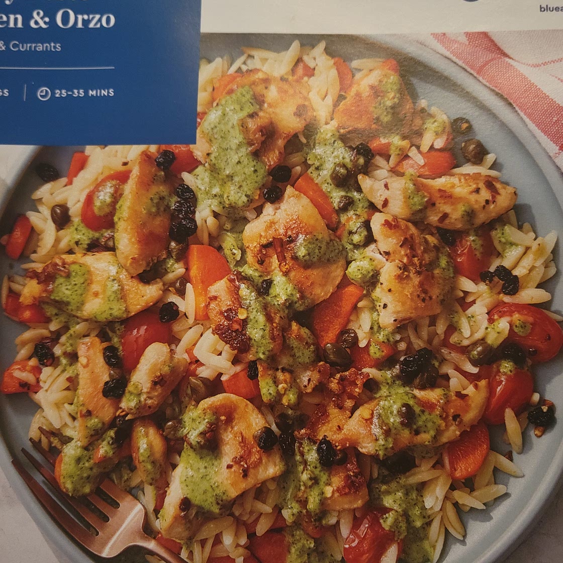 Creamy Pesto Chicken & Orzo