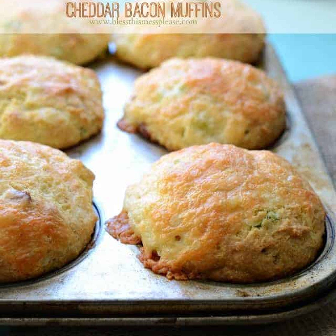 Cheddar Bacon Corn Muffins