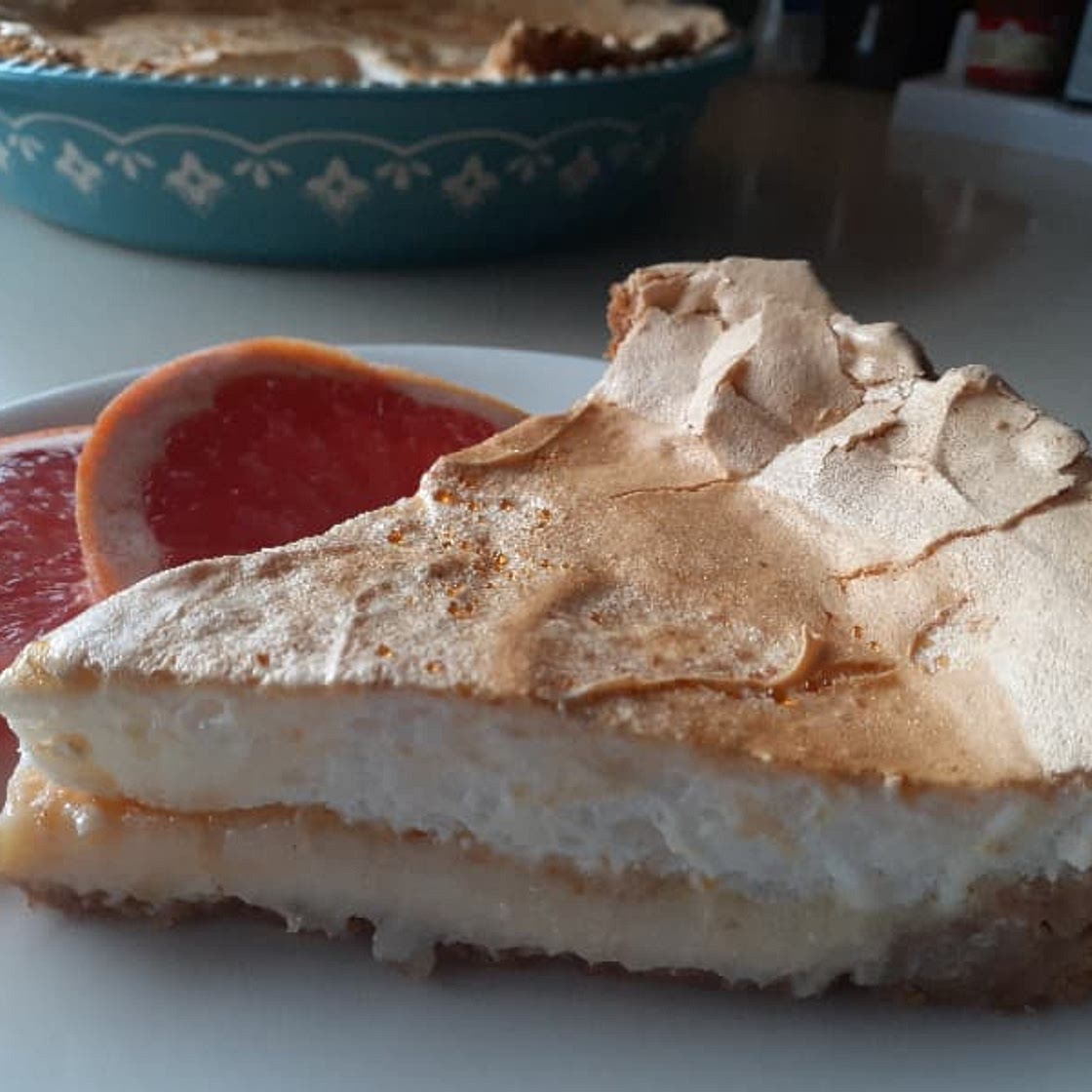 Festive and Tart Grapefruit Meringue Pie