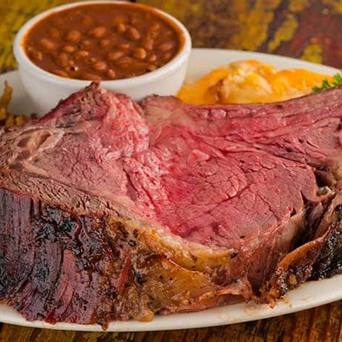 Smoked Prime Rib