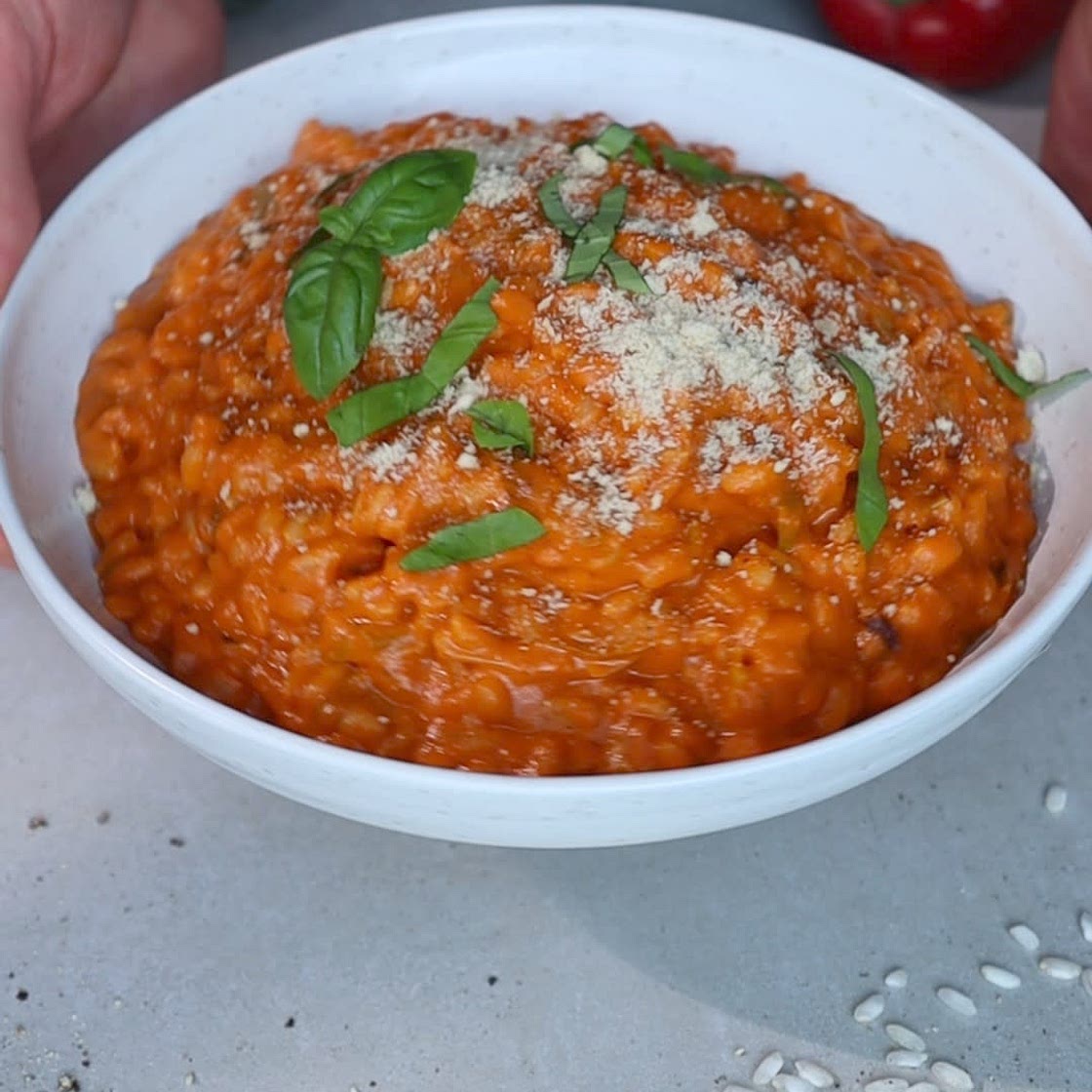 Roasted Pepper Risotto