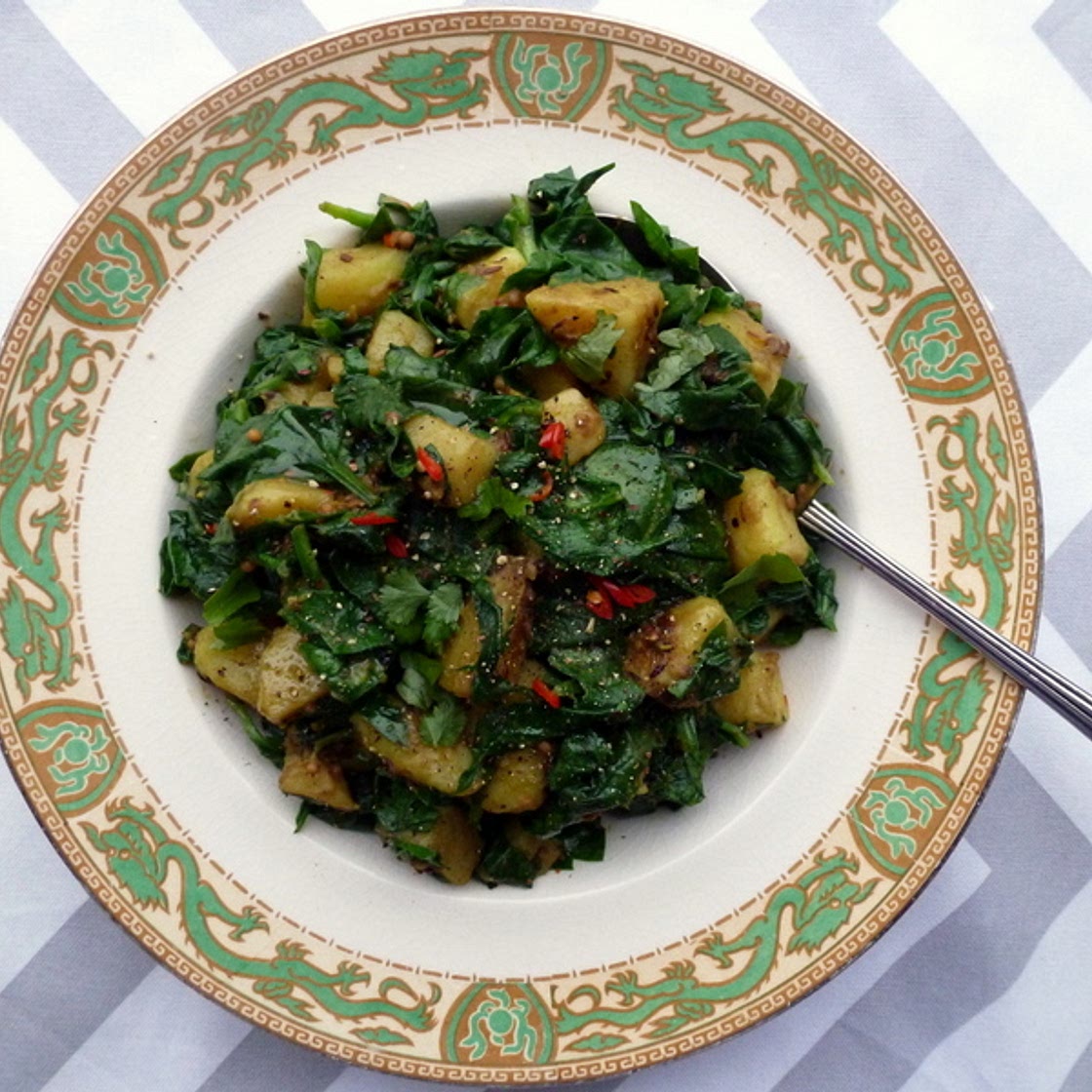Saag Aloo