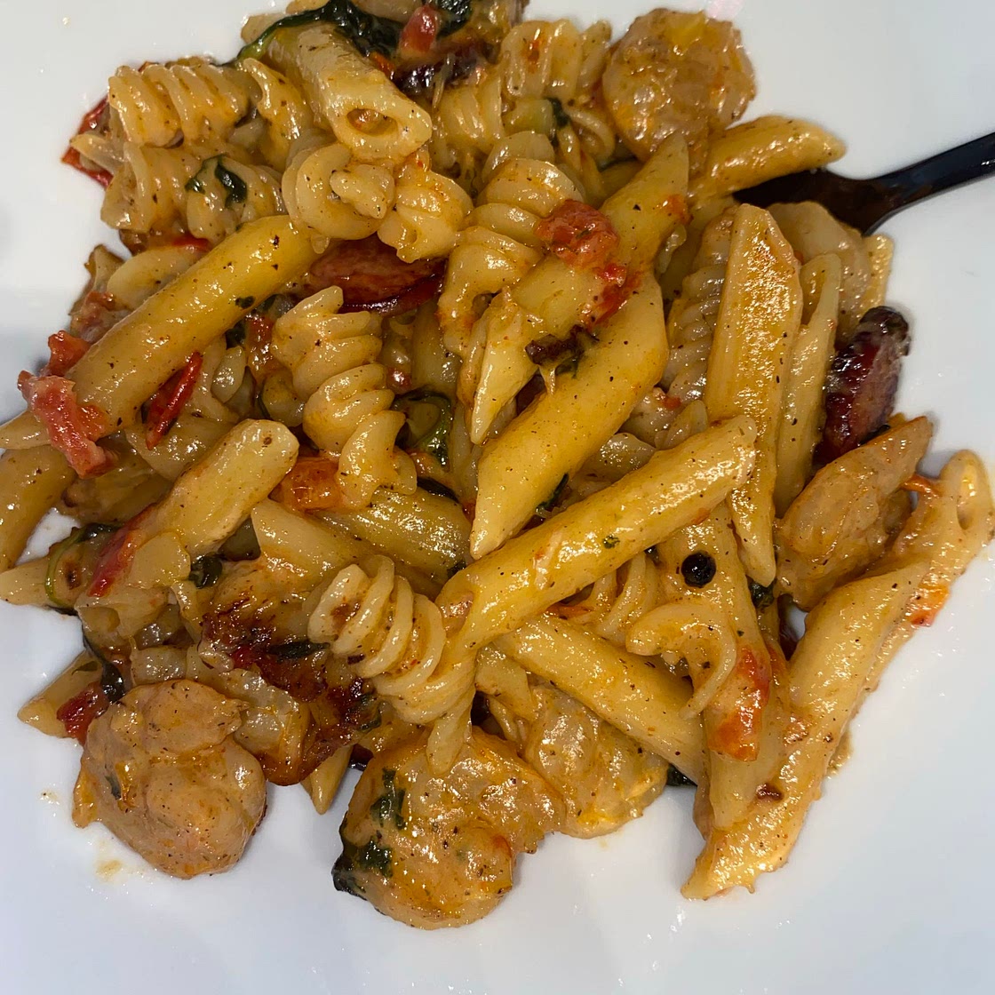 Cajun Shrimp, Crab, & Sausage Pasta