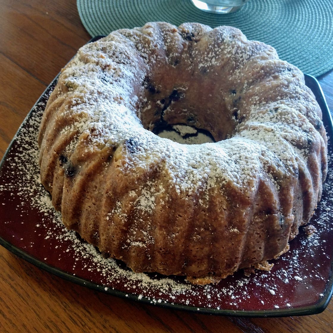Blueberry Sour Cream Coffee Cake