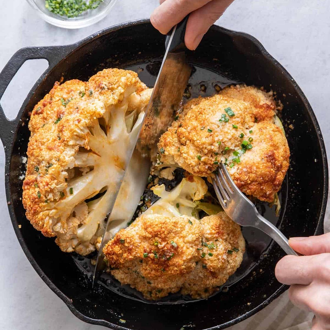 Whole Roasted Cauliflower
