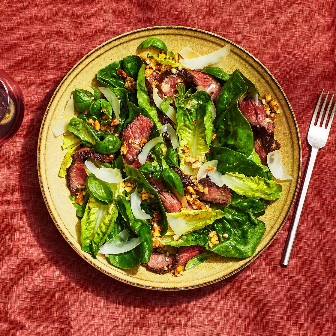 Pesto Steak Salad