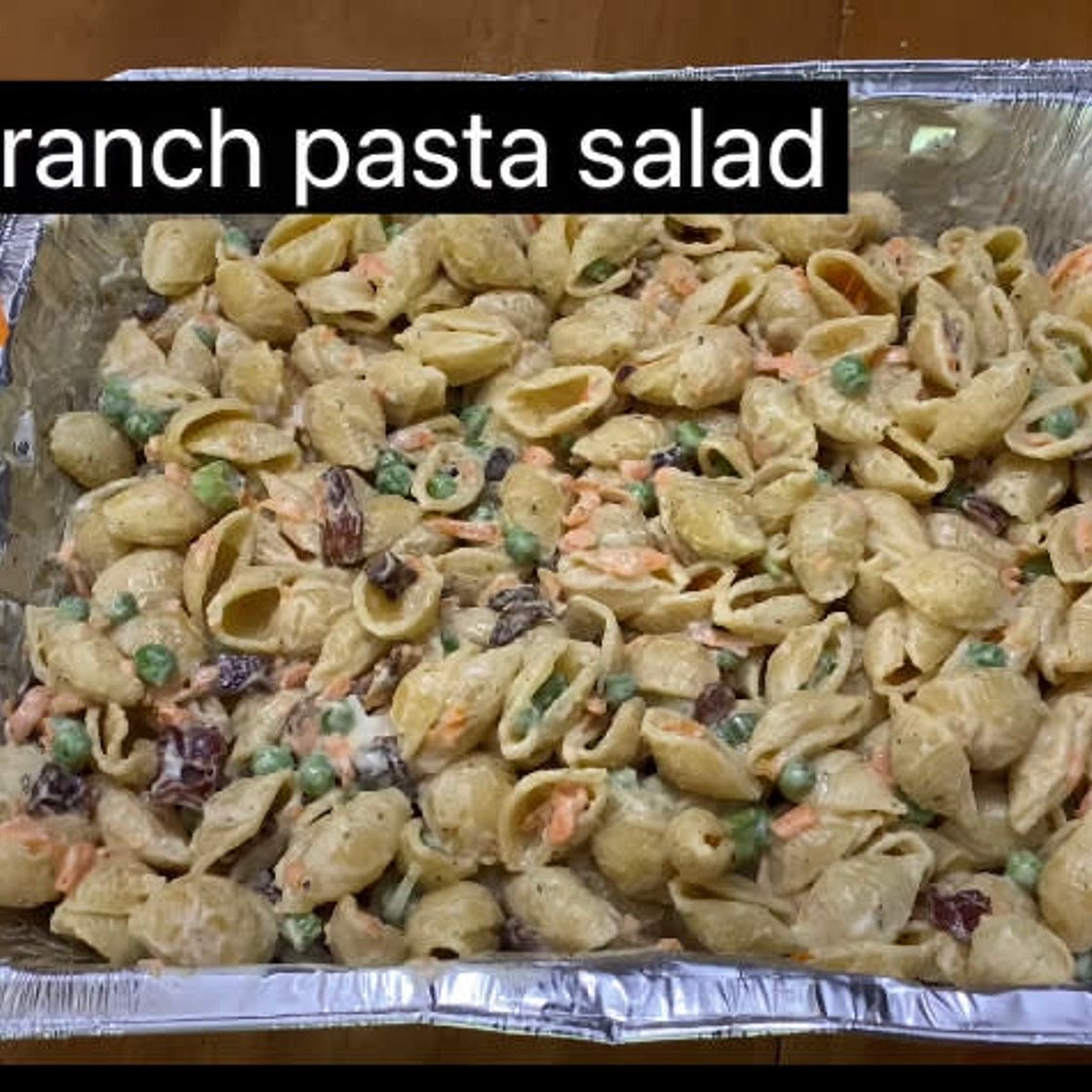 Bacon ranch pasta salad 