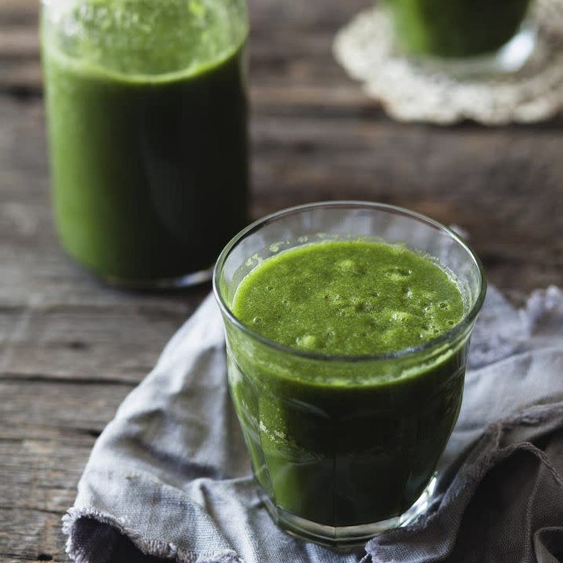 Jus vert anti-ballonnement