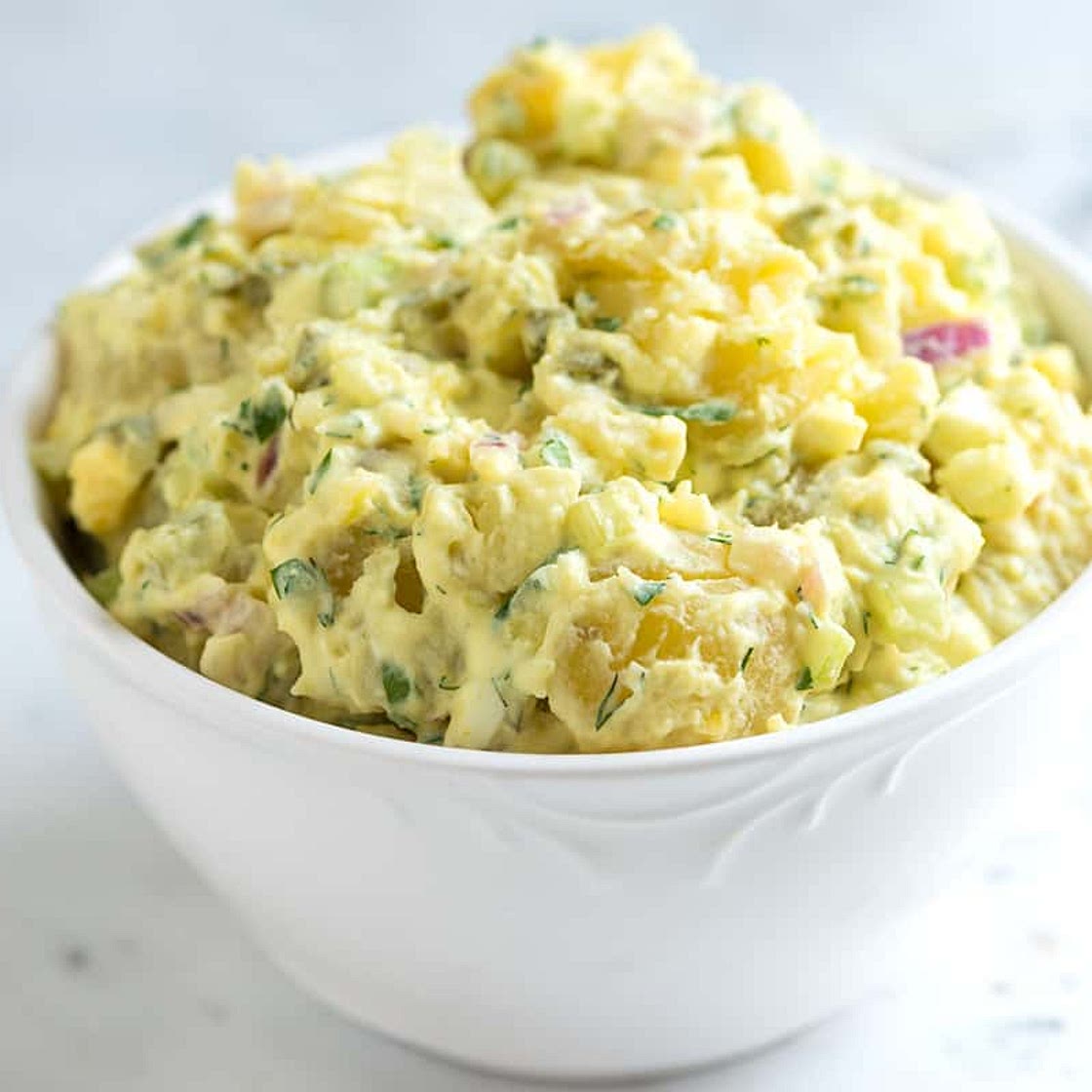 Easy Creamy Potato Salad Recipe