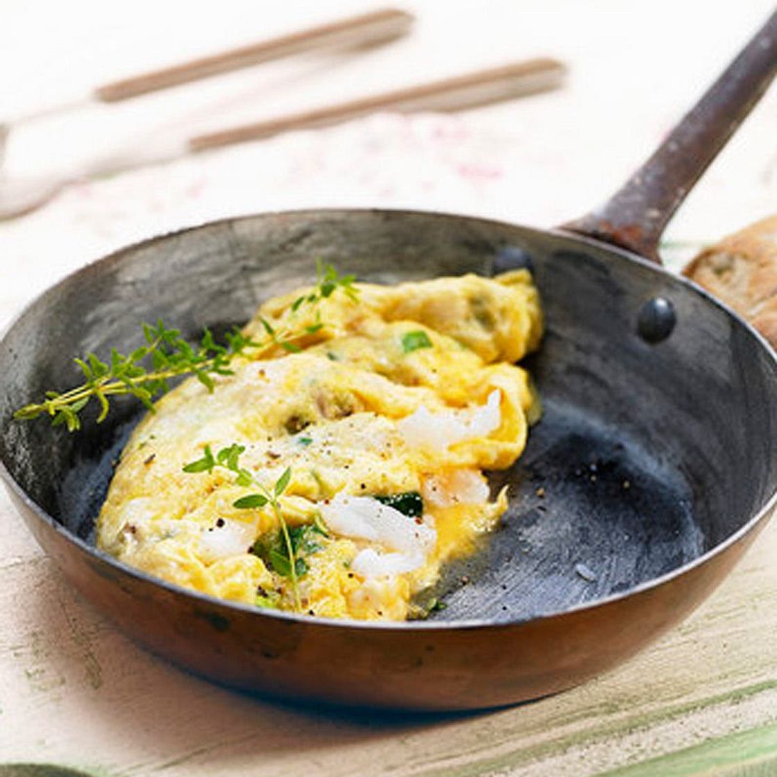 Omelette au fromage