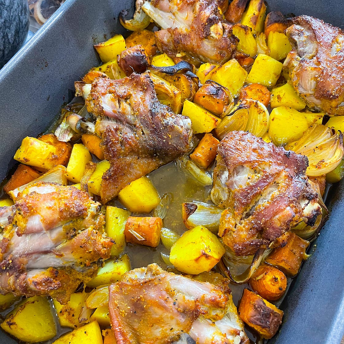 Turkey and Potato Bake Tray