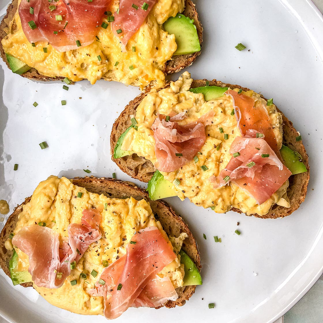 Parma ham Avocado Toast