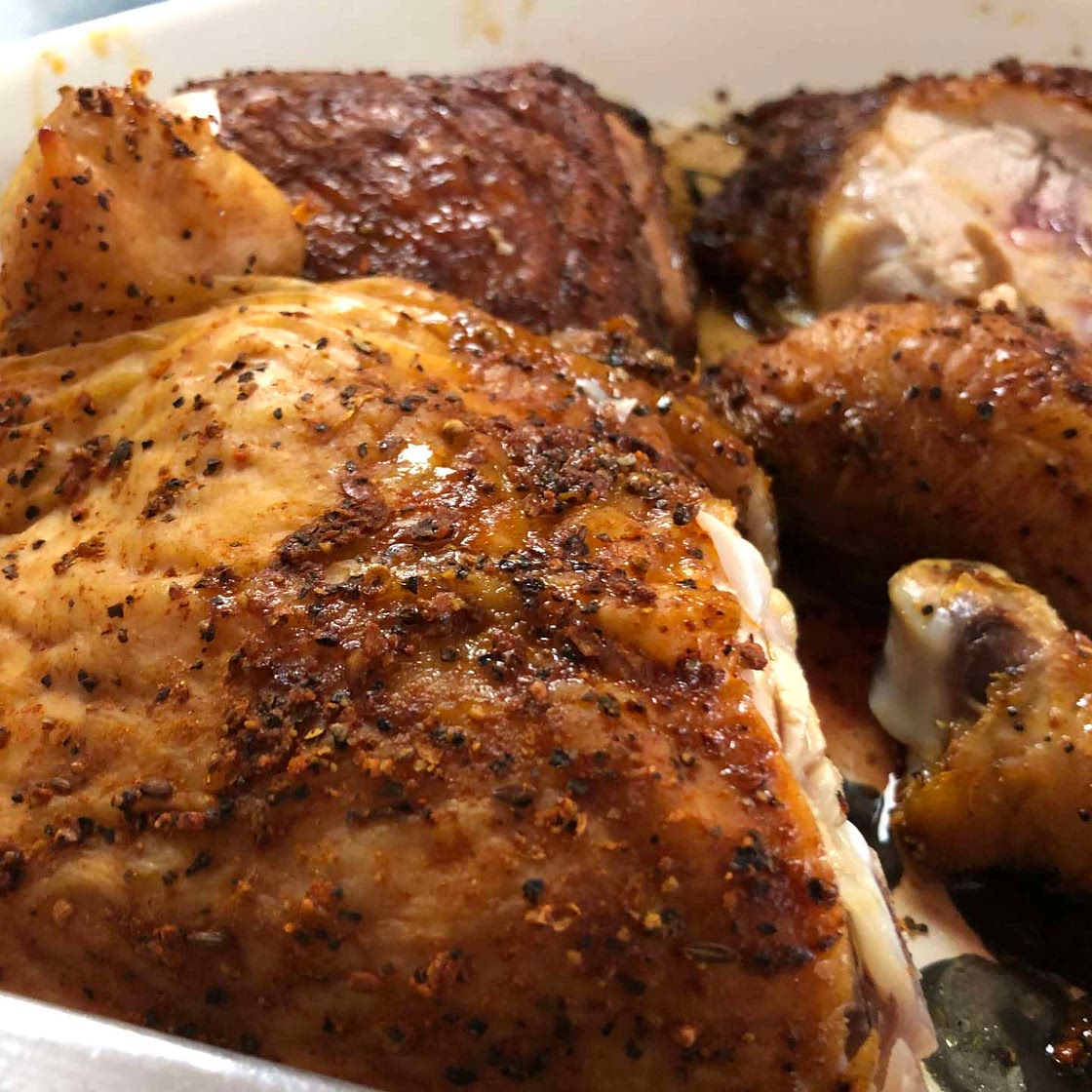 Grilled Chicken Leg Quarters