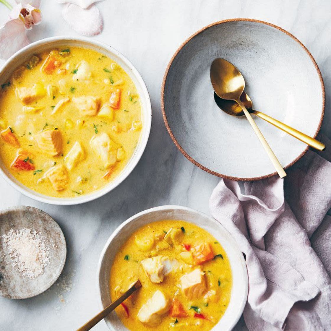 Saffron Fish Chowder