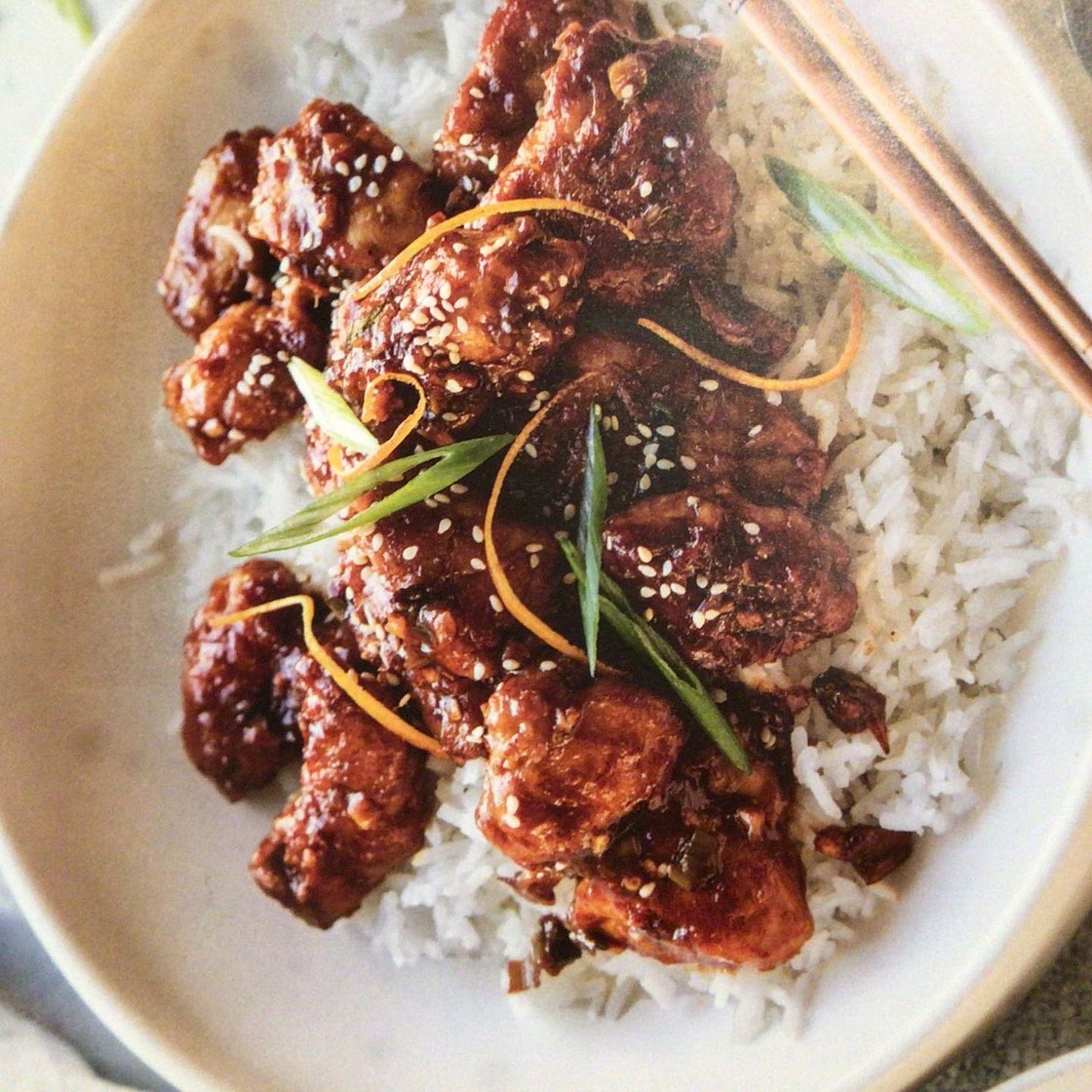 Kai’s favorite sesame orange chicken