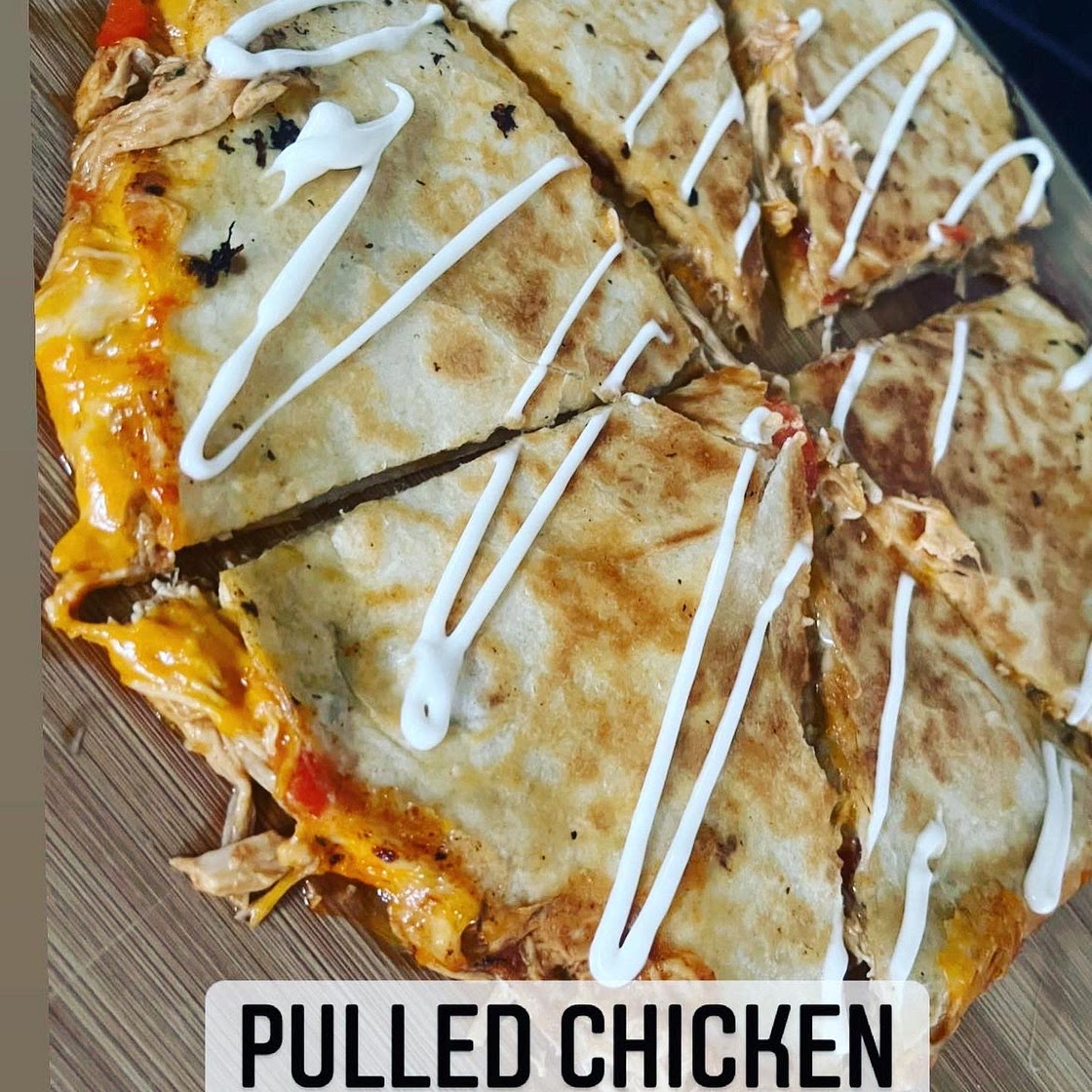 Slow cooker pulled chicken enchiladas 