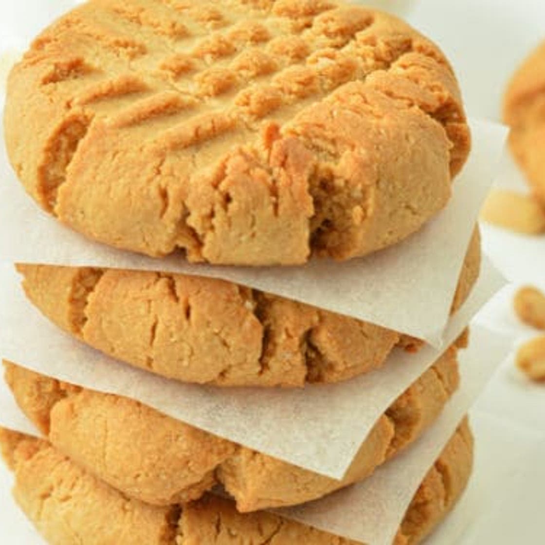 Almond Flour Peanut Butter Cookies