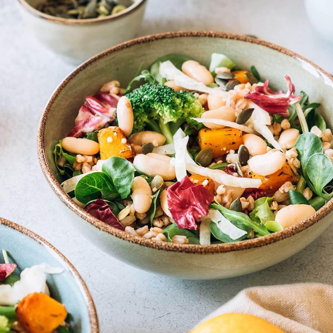 Prebiotic Salad With Lemon Vinaigrette