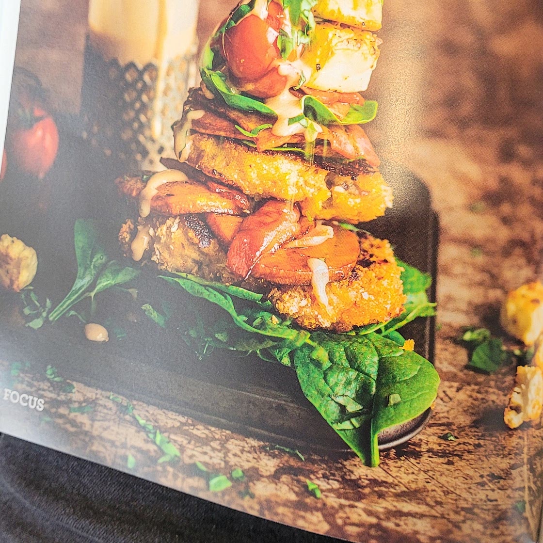 Chicken & Sweet Potato Salad Stack
