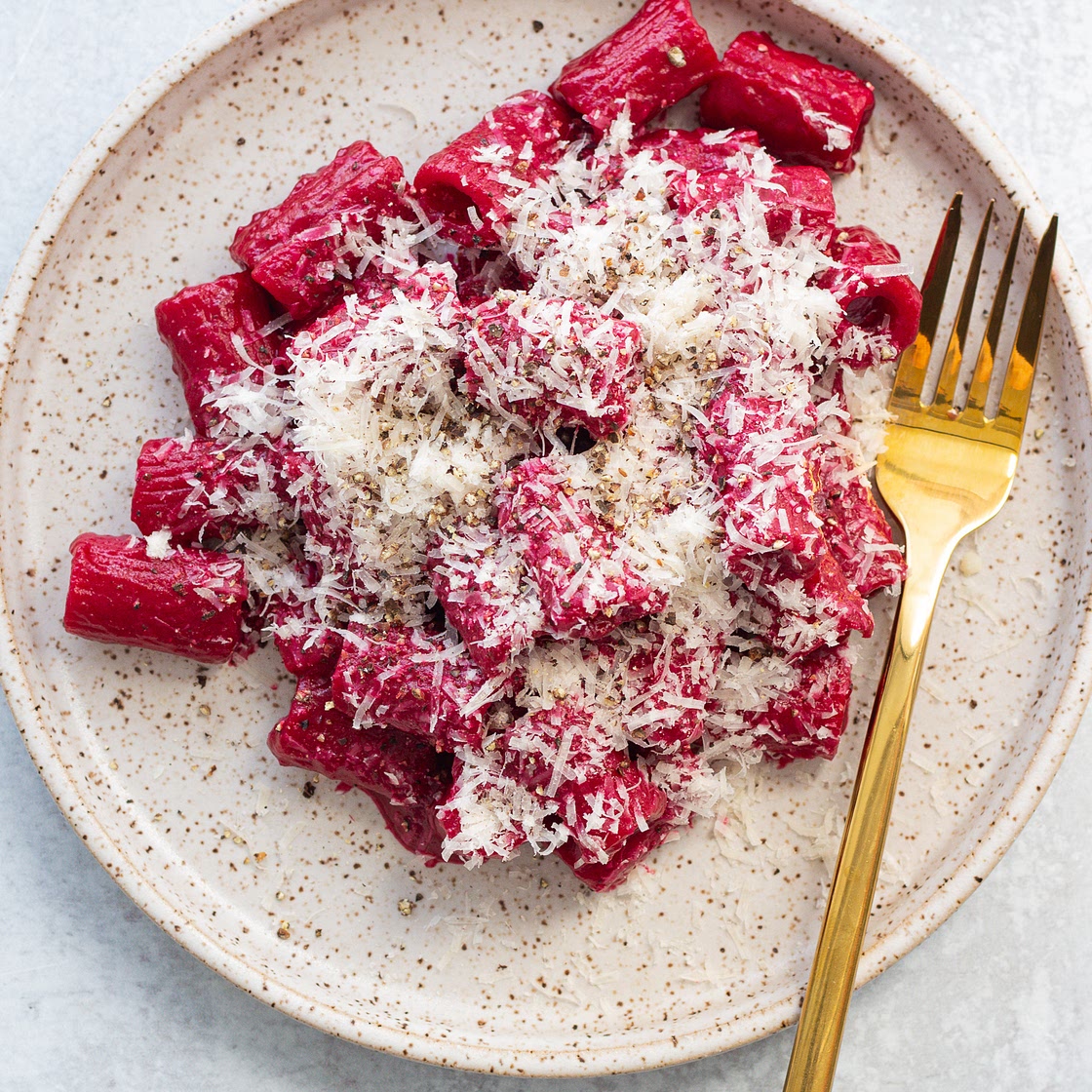 Beet-Pink Macaroni and Cheese
