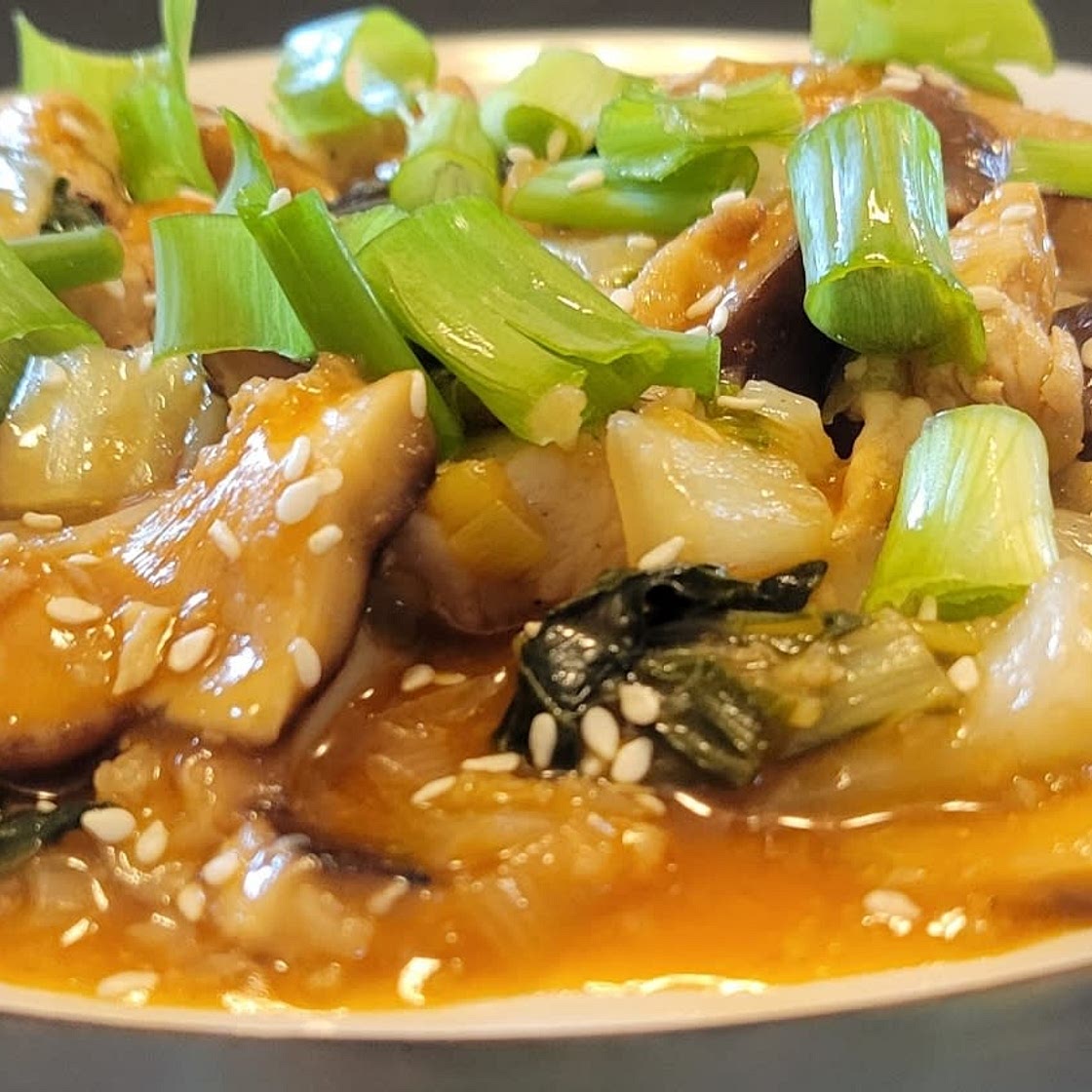 Cantonese Chicken with Mushrooms