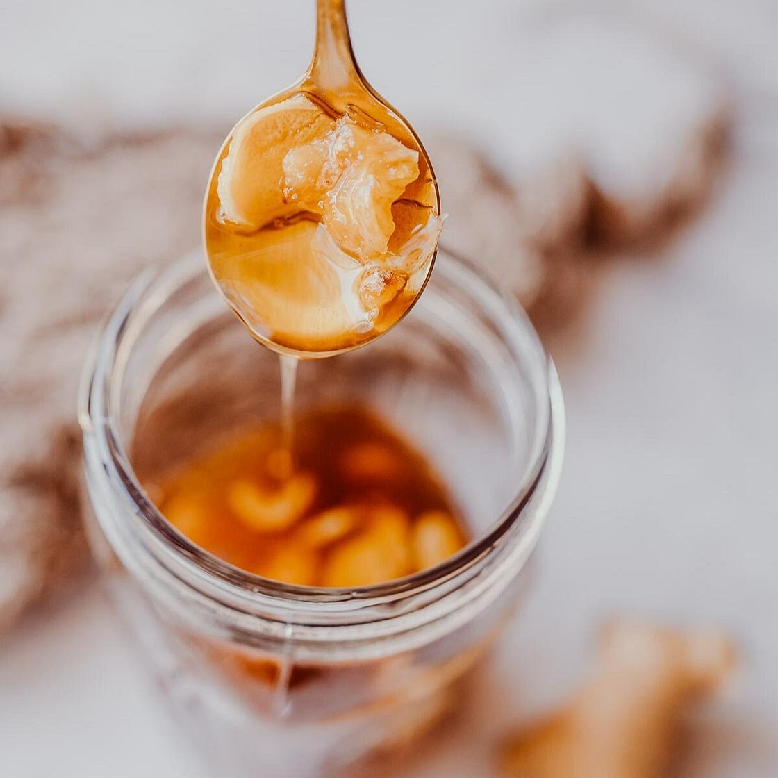 Delicious Honey Fermented Ginger