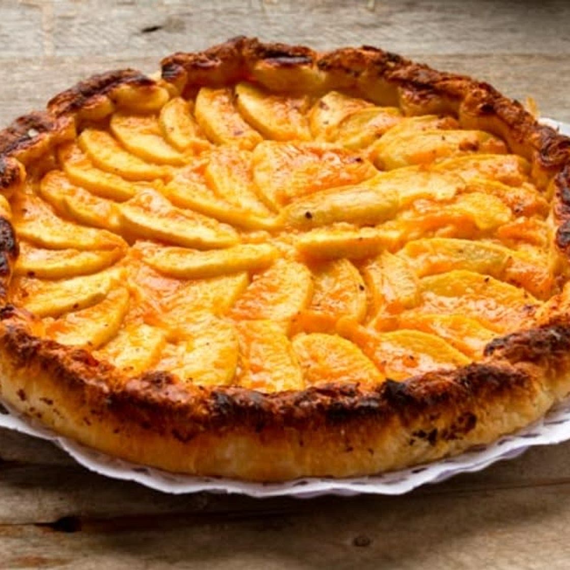 Tarte de maçã á moda antiga