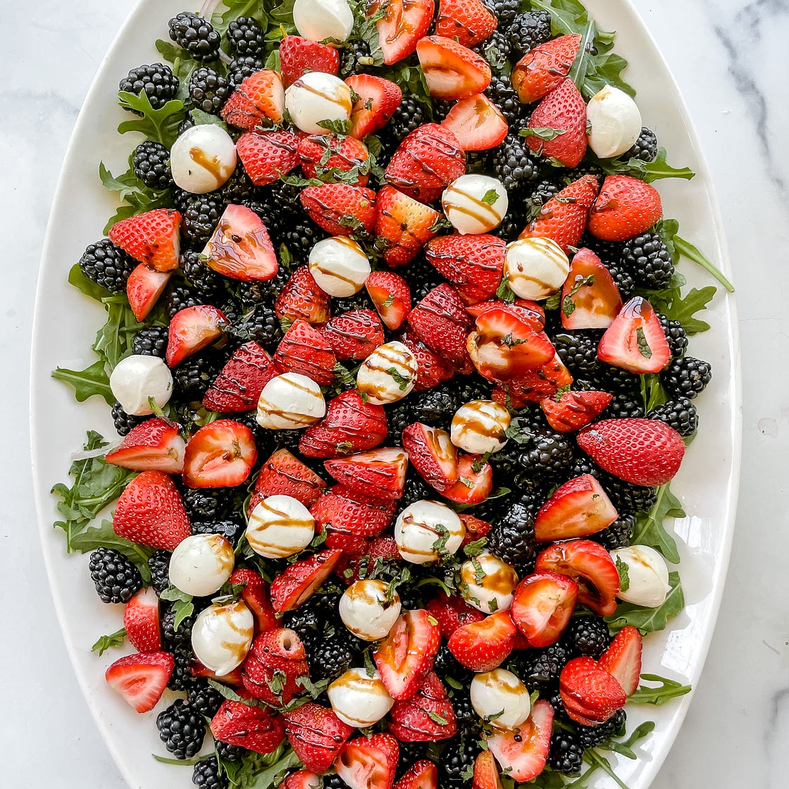 Berry Caprese Salad (Gluten-Free, vegetarian)