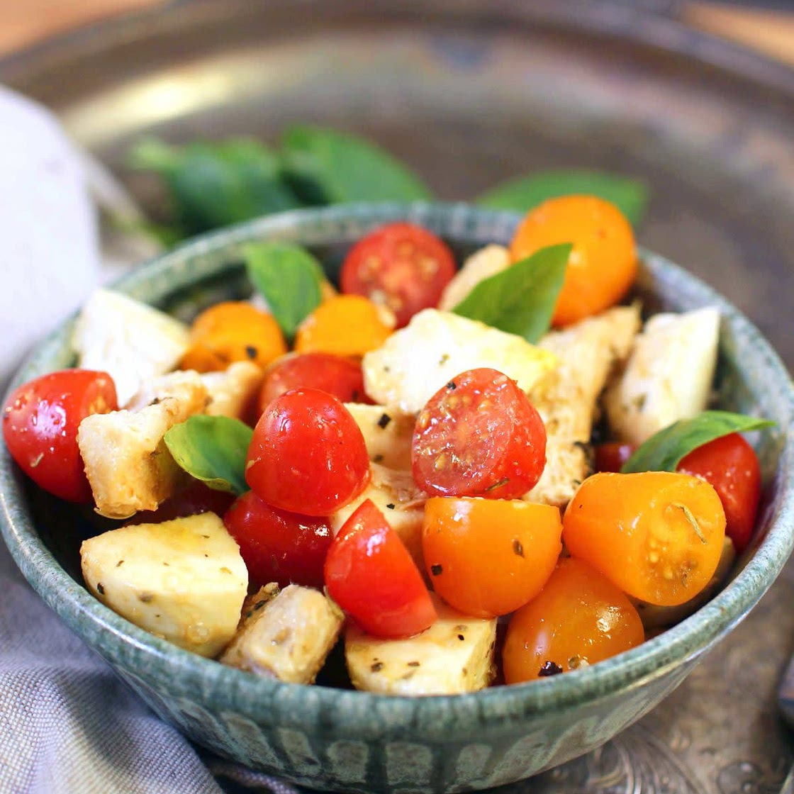 Chicken Caprese Salad For One
