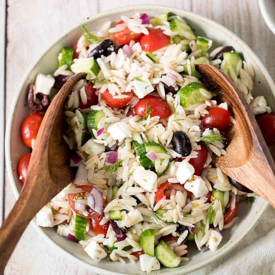 Mediterranean Orzo Pasta Salad