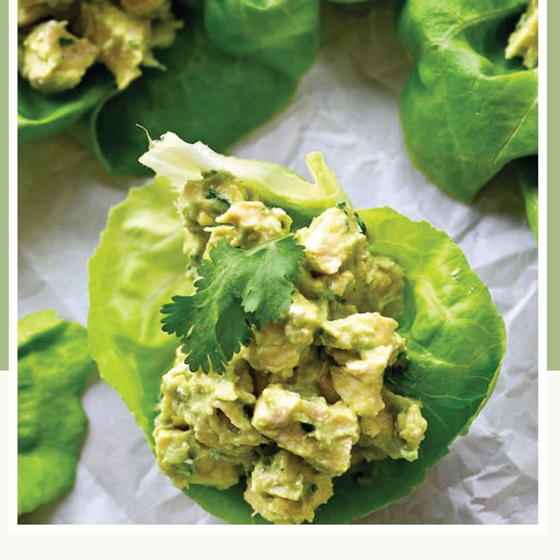 Avacado Chicken salad wraps