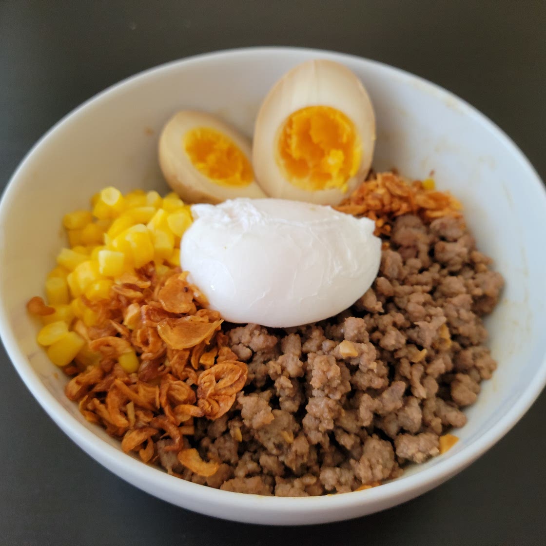 Miso Butter Mazemen (brothless ramen)