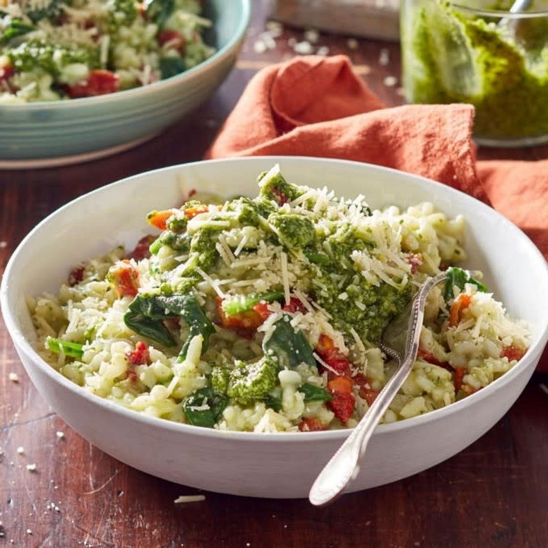 Parmesan Pesto Risotto