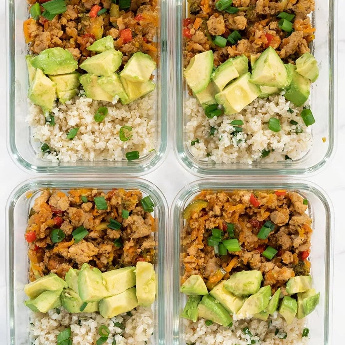 Teriyaki Ground Turkey and Cauli-Rice Bowl