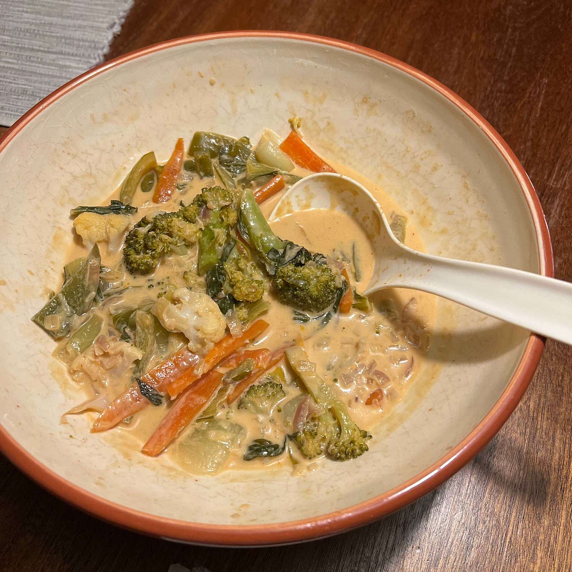 Red Thai Curry Vegetables