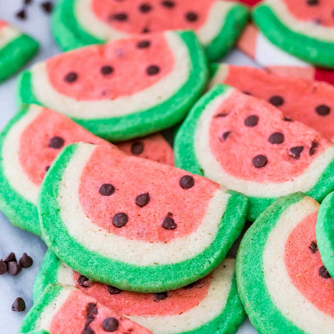 Watermelon Sugar Cookies
