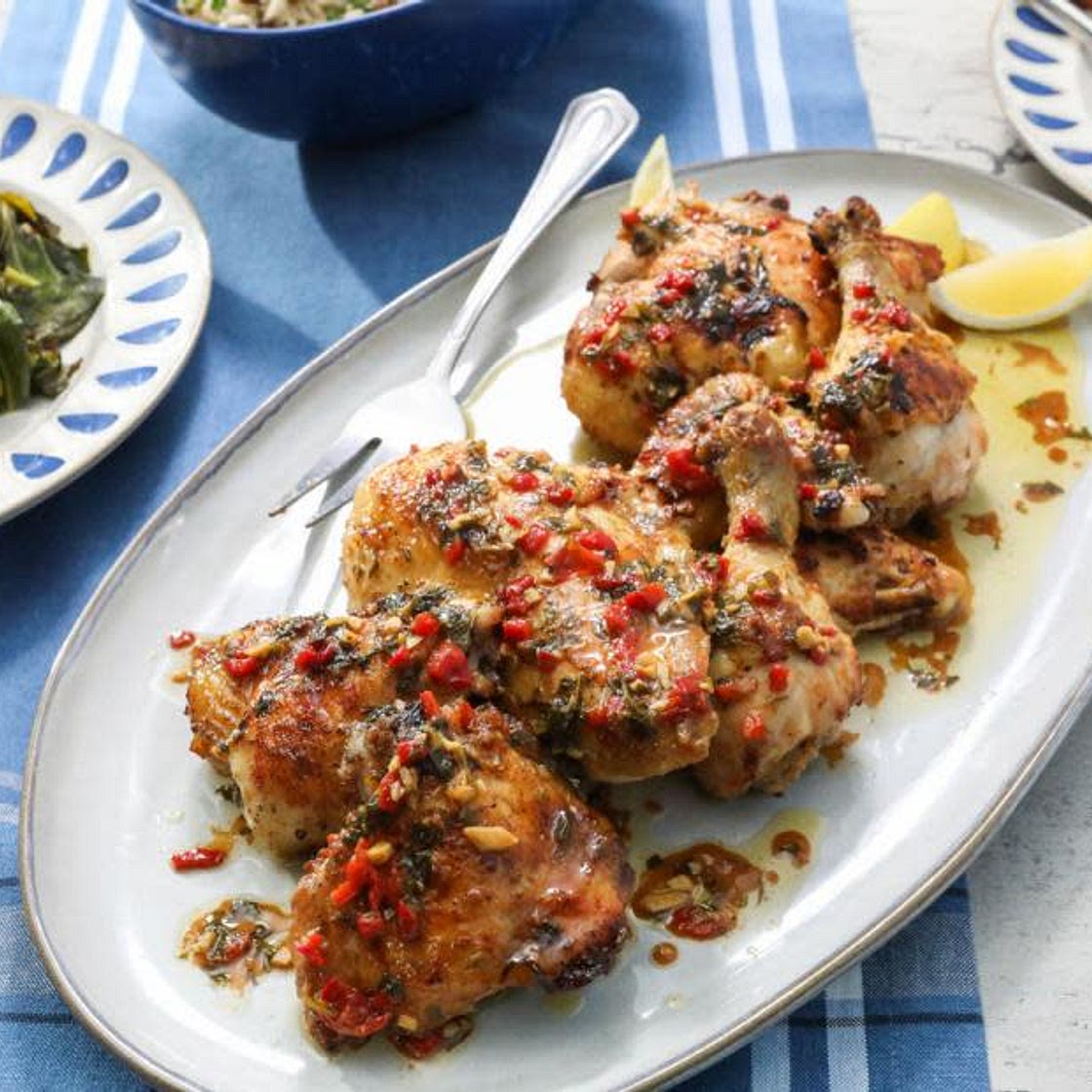 Lemon and Garlic Baked Chicken