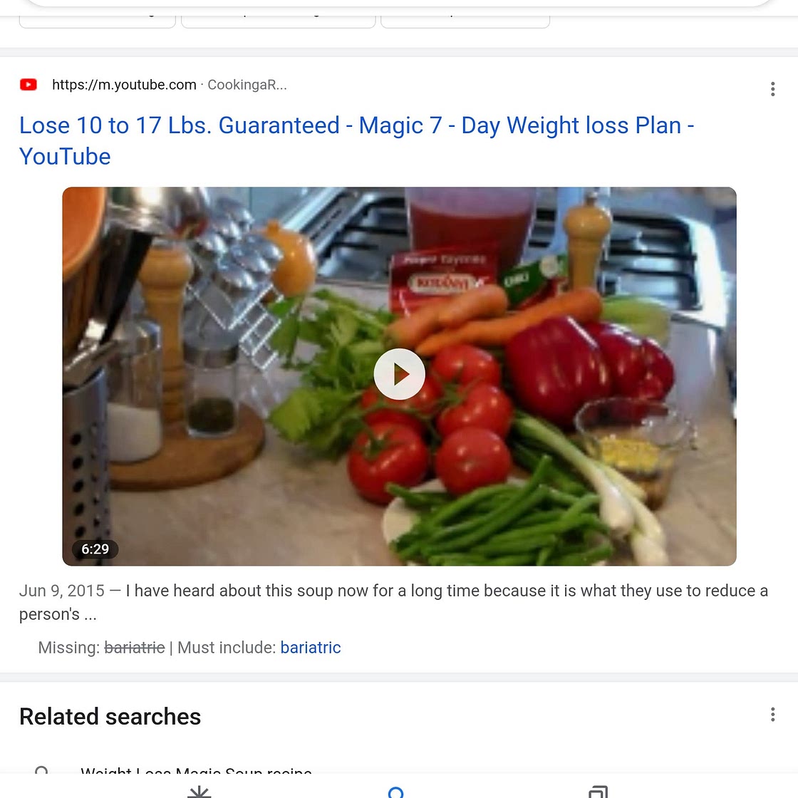 Weight Loss Magic Soup Bariatric Recipes with ingredients,nutritions,instructions and related recipes