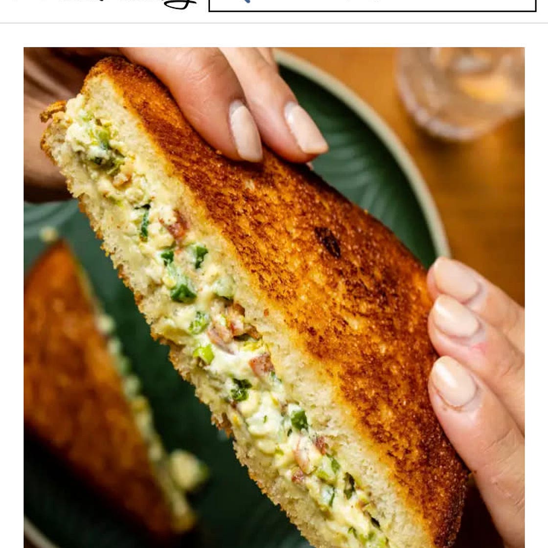 Jalapeño popper grilled cheese