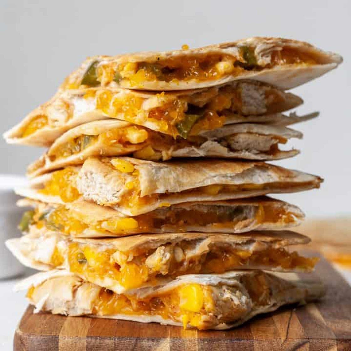 Chicken quesadillas