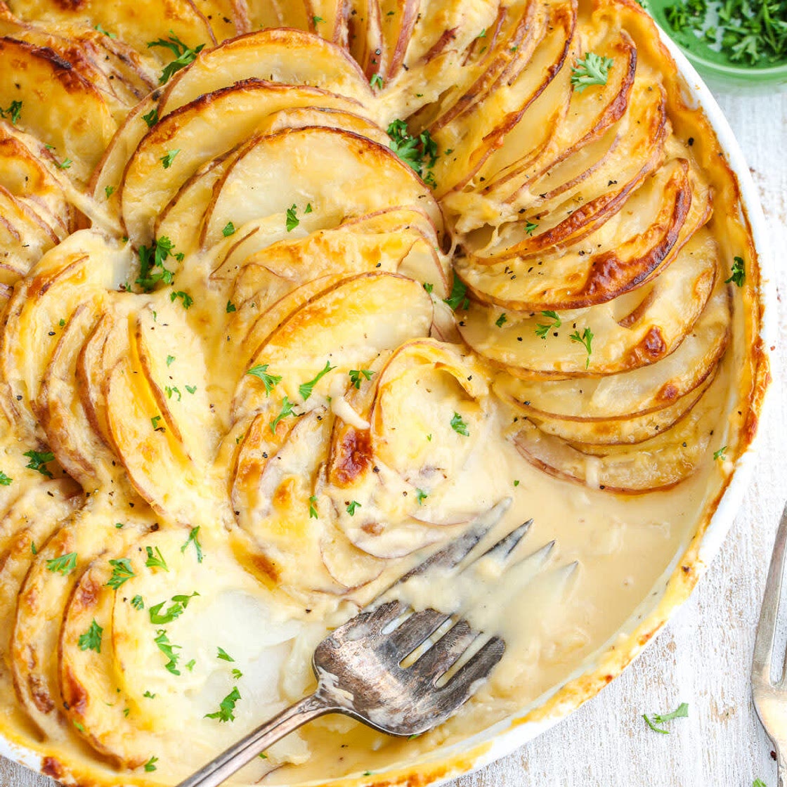 Potatoes Au Gratin w/ Ham