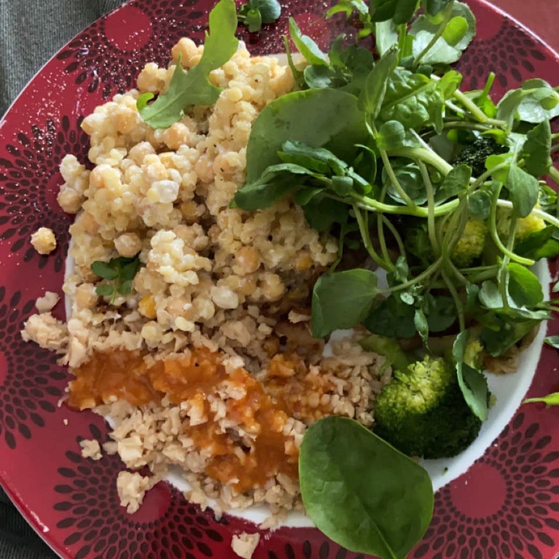 Chickpea and Quinoa Ricotta Bowl