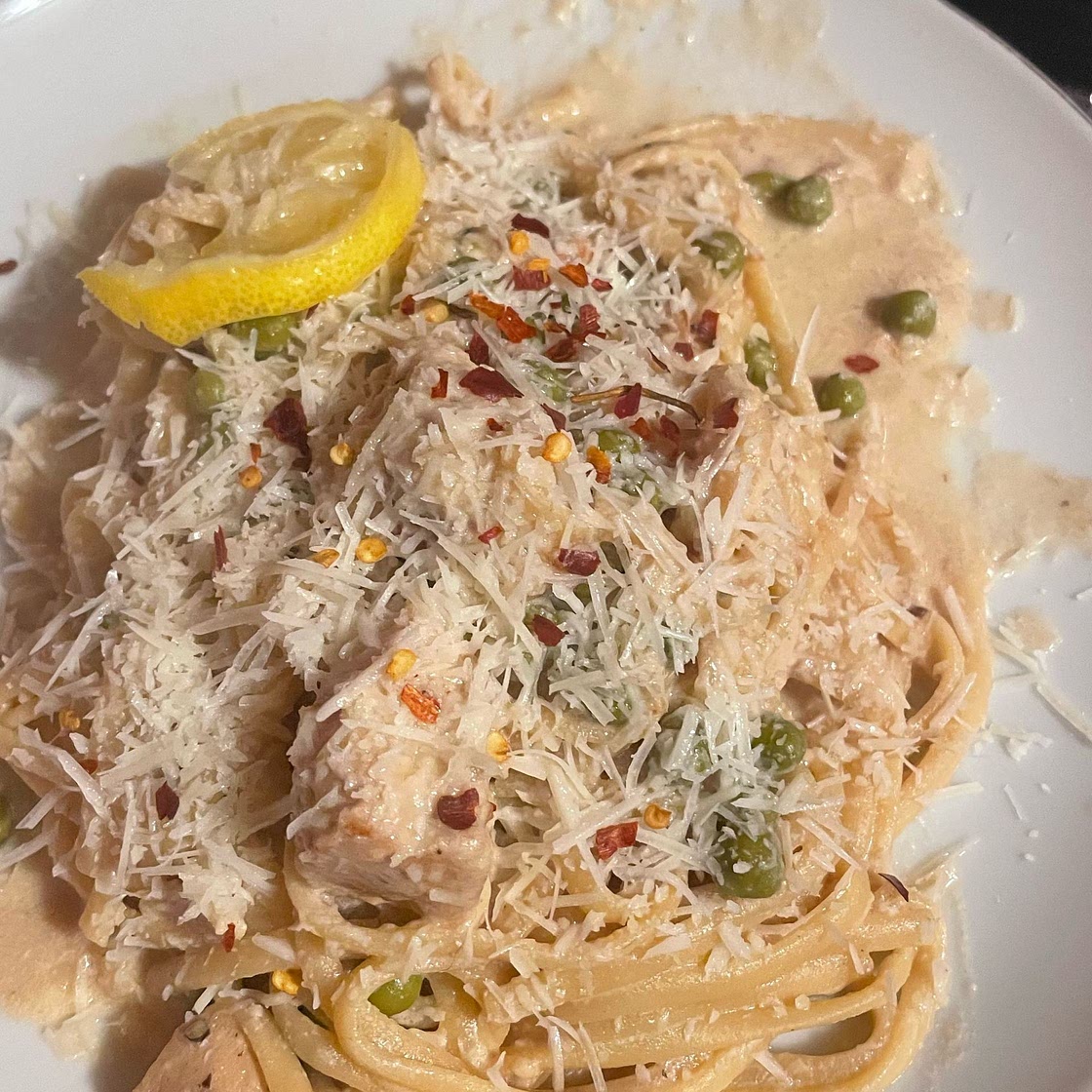 Creamy Lemon Chicken Pasta (One Pot Recipe)