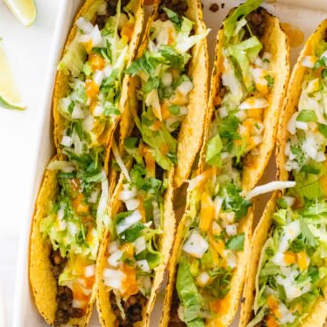 Vegan Oven Baked Tacos