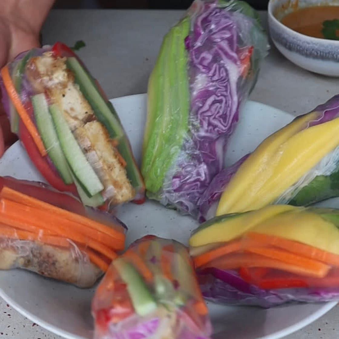 Rainbow Summer Rolls