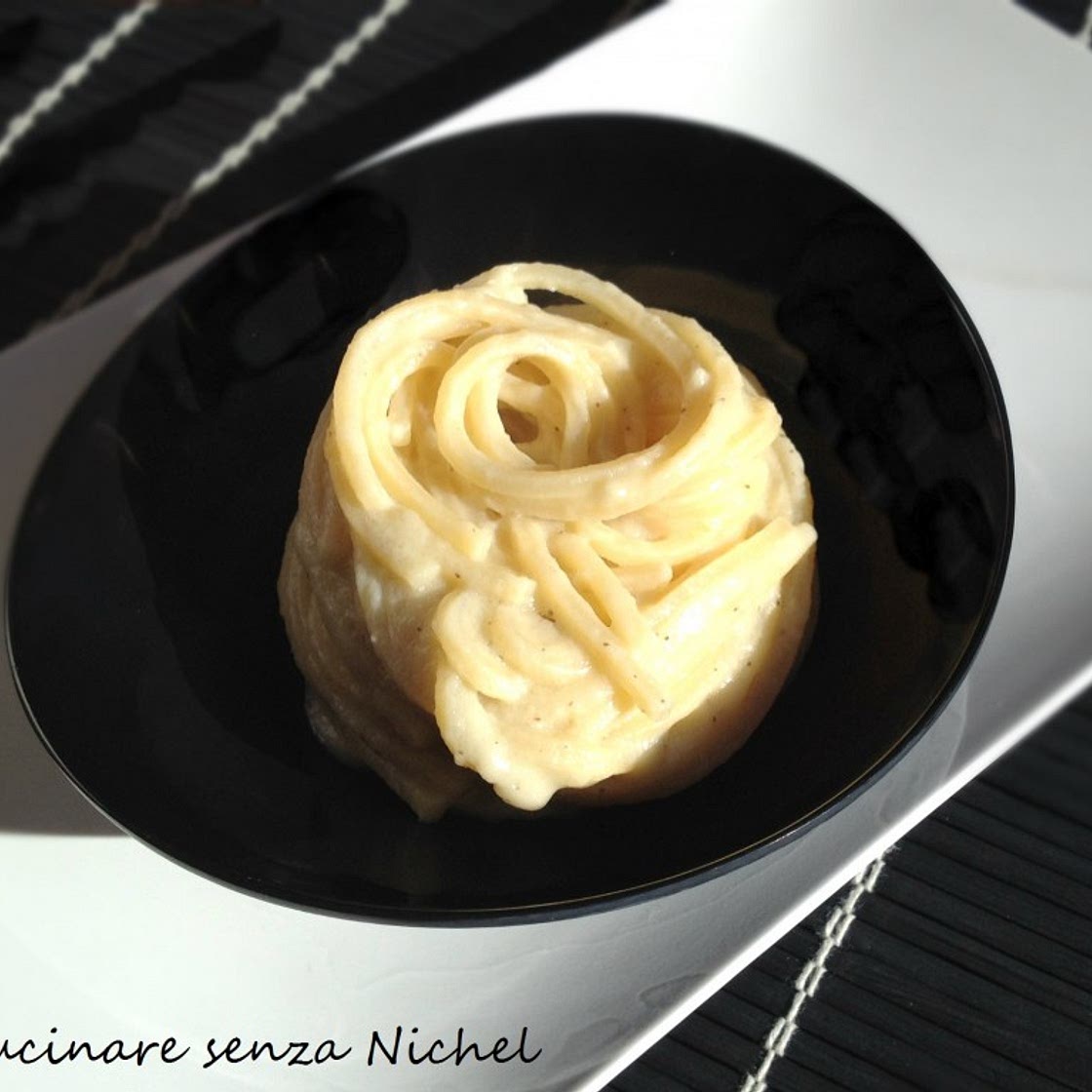 Spaghetti alla chitarra in crema di melanzane nichel-free | Cucinare senza Nichel