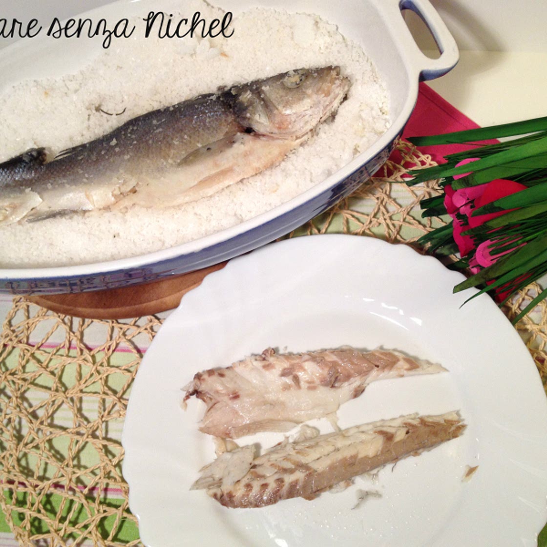 Branzino in crosta di sale | Cucinare senza Nichel