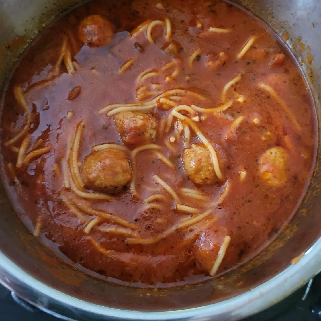 Instant Pot Spaghetti and Meatballs