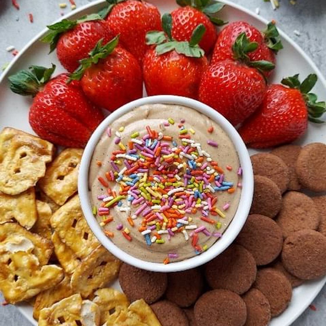 Birthday Cake Protein Yogurt Dip